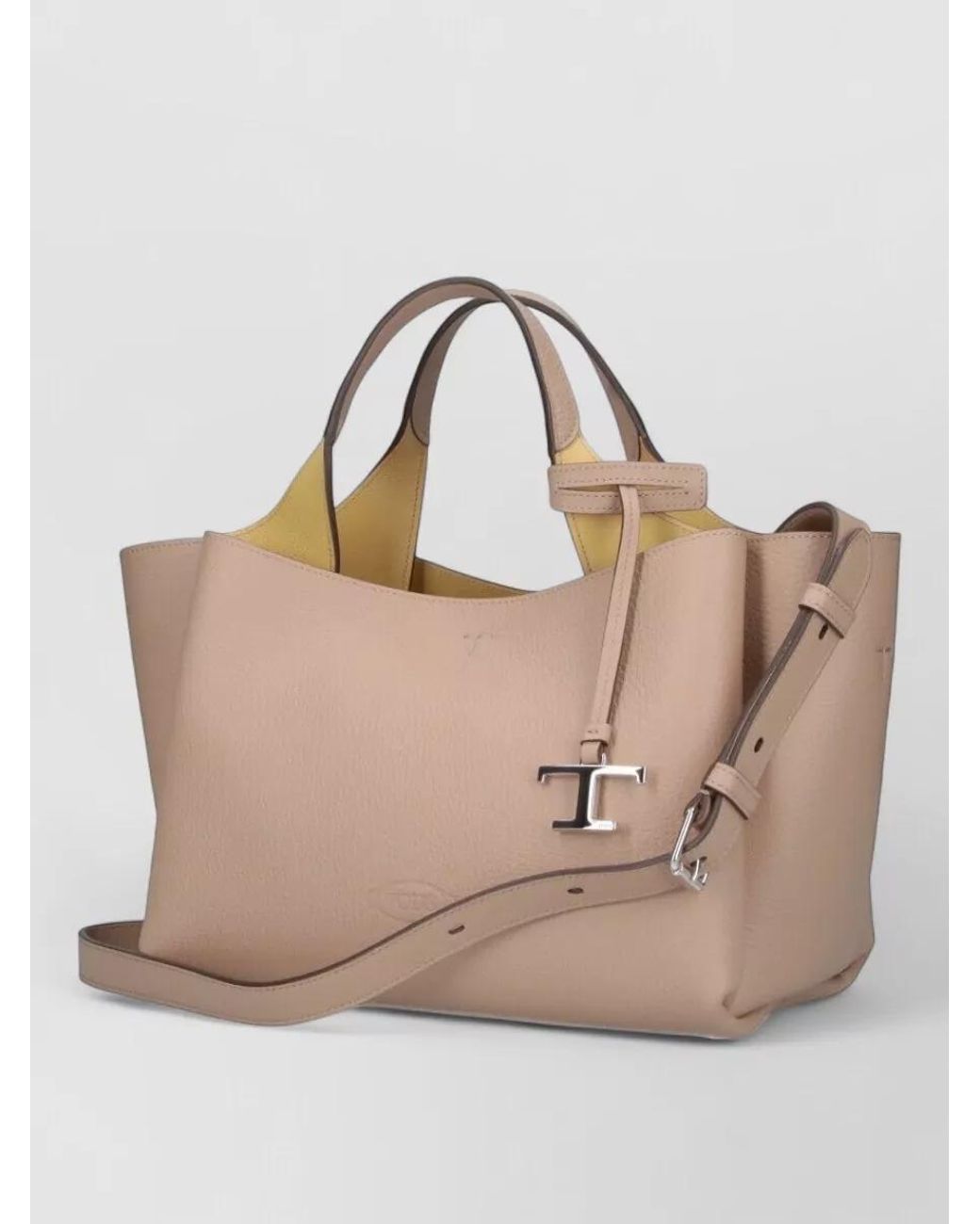 Tod's Natural Leather Tote Bag