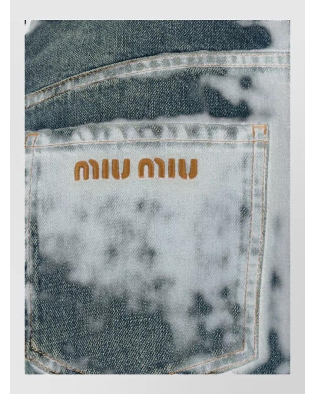 Miu Miu Blue Denim Jeans