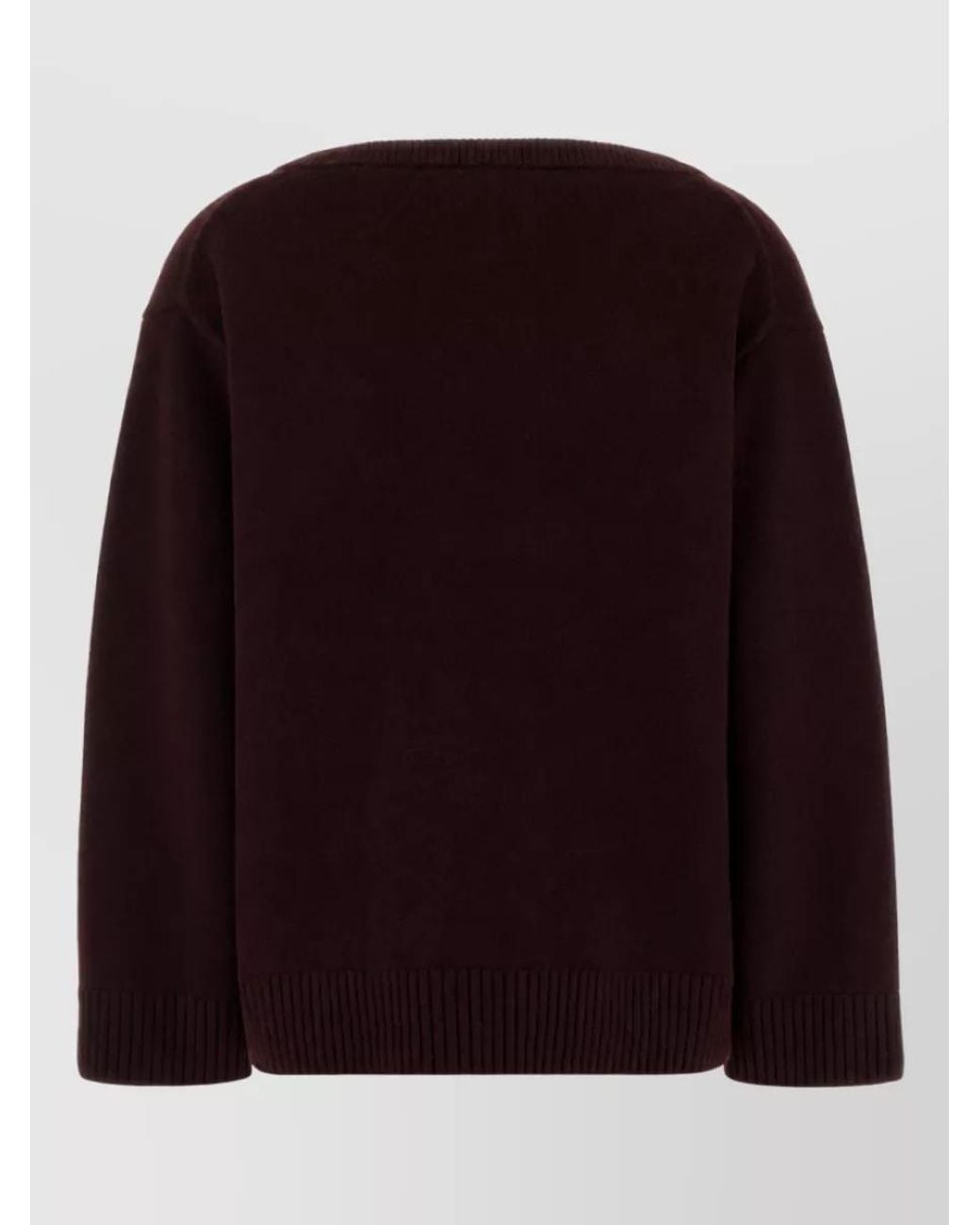FRAME Purple Cashmere Oversized Sweatshirt