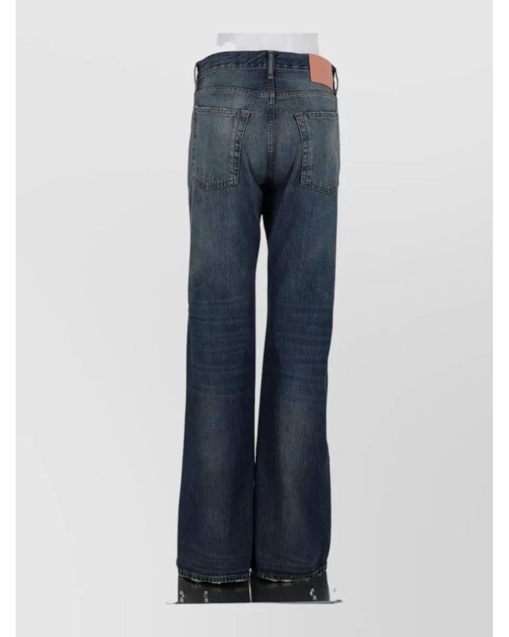 Acne Blue Regular-Fit Denim Jeans