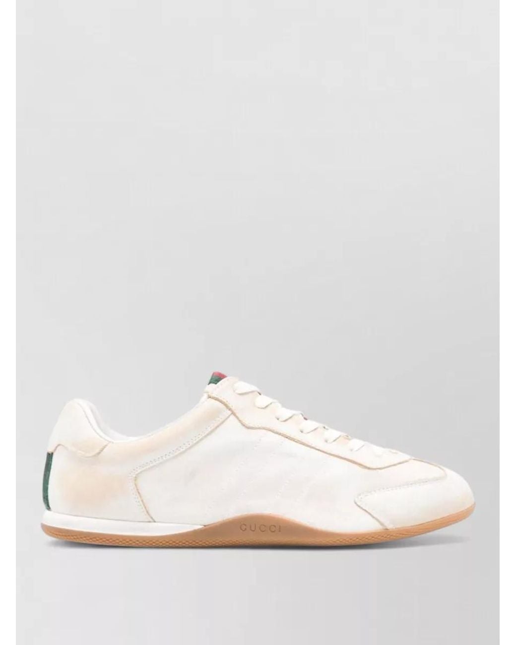 Gucci White Shift Sneakers
