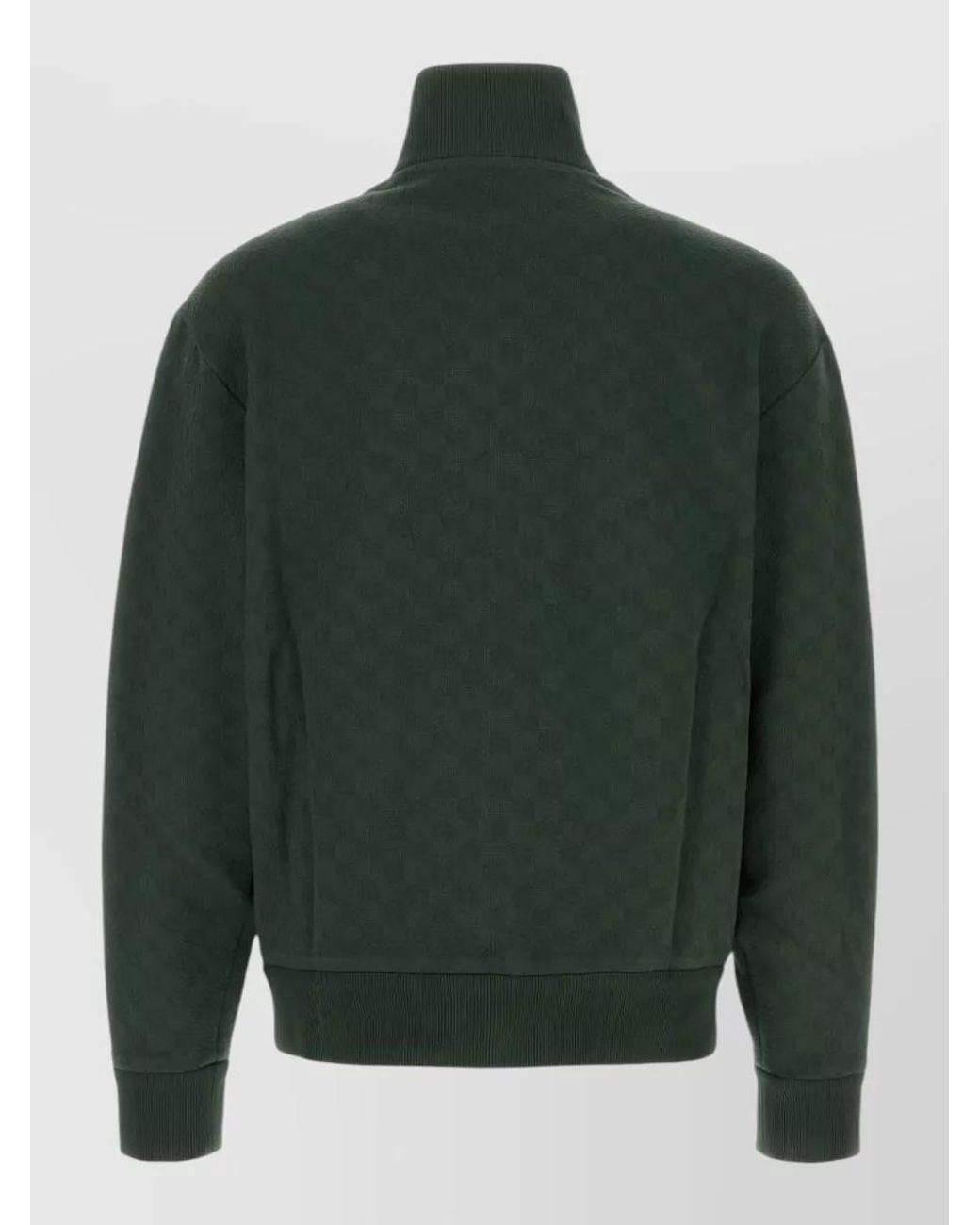 Gucci Green Technical Jersey Gg Embossed Zip Bomber Jacket for men