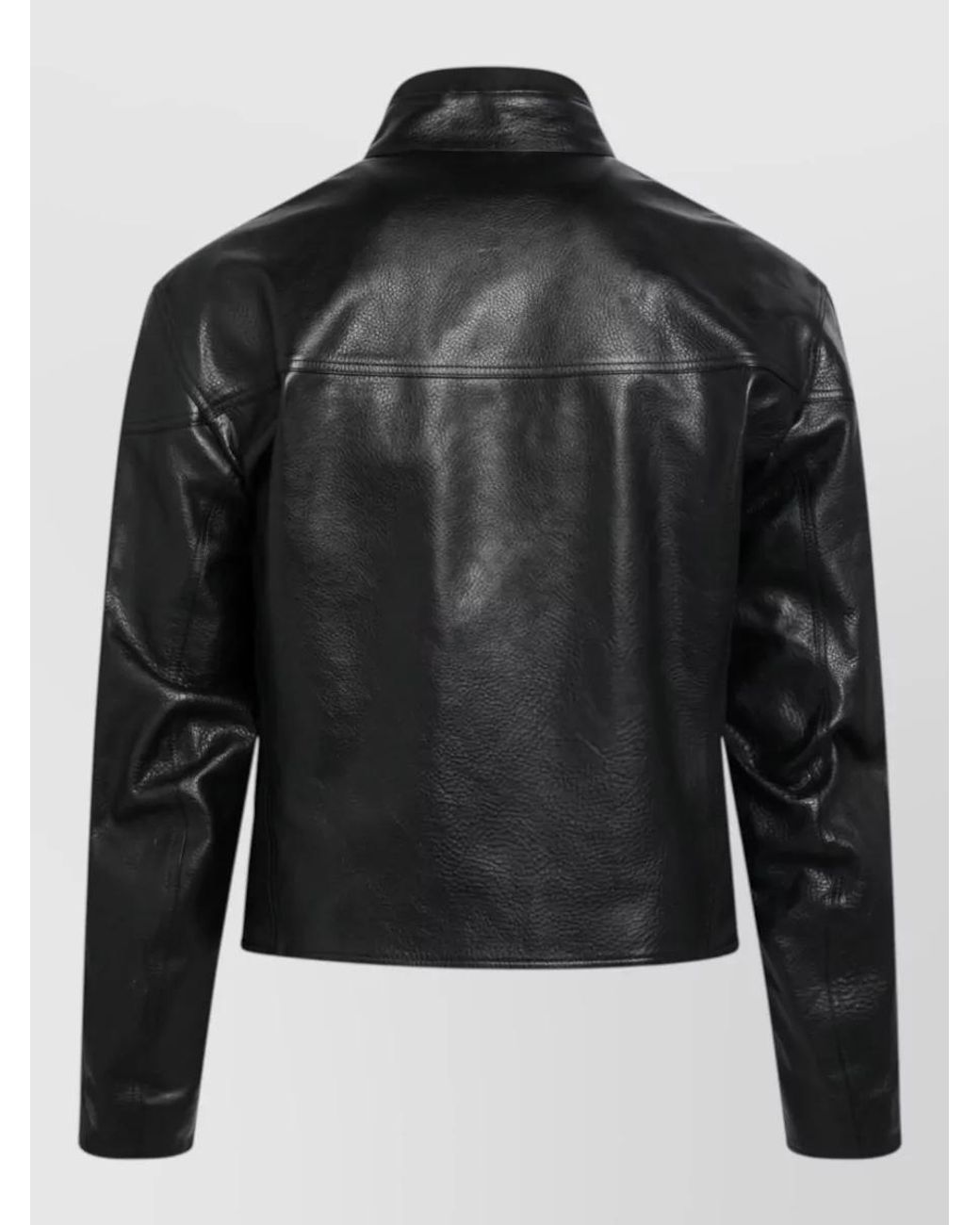 Gucci Black Leather Biker Jacket for men