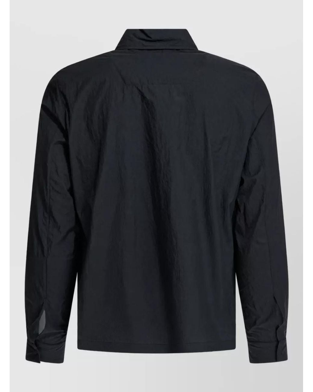 Herno Blue Nylon Overshirt Jacket for men
