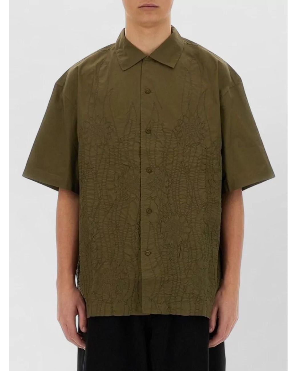 YMC Green Regular-Fit Shirt for men