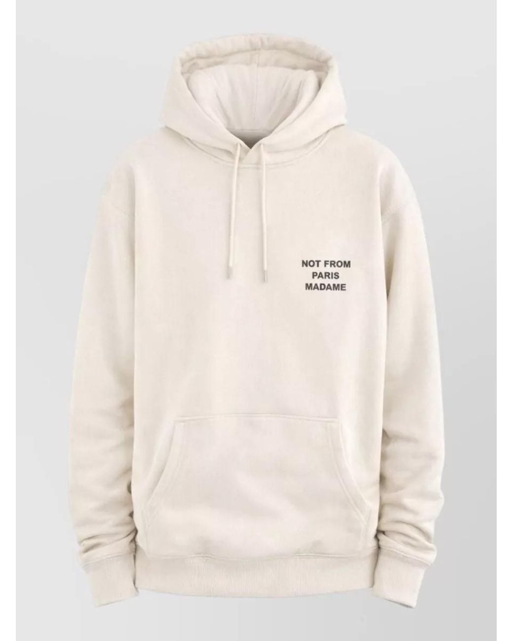 Drole de Monsieur Natural Cotton Hoodie for men