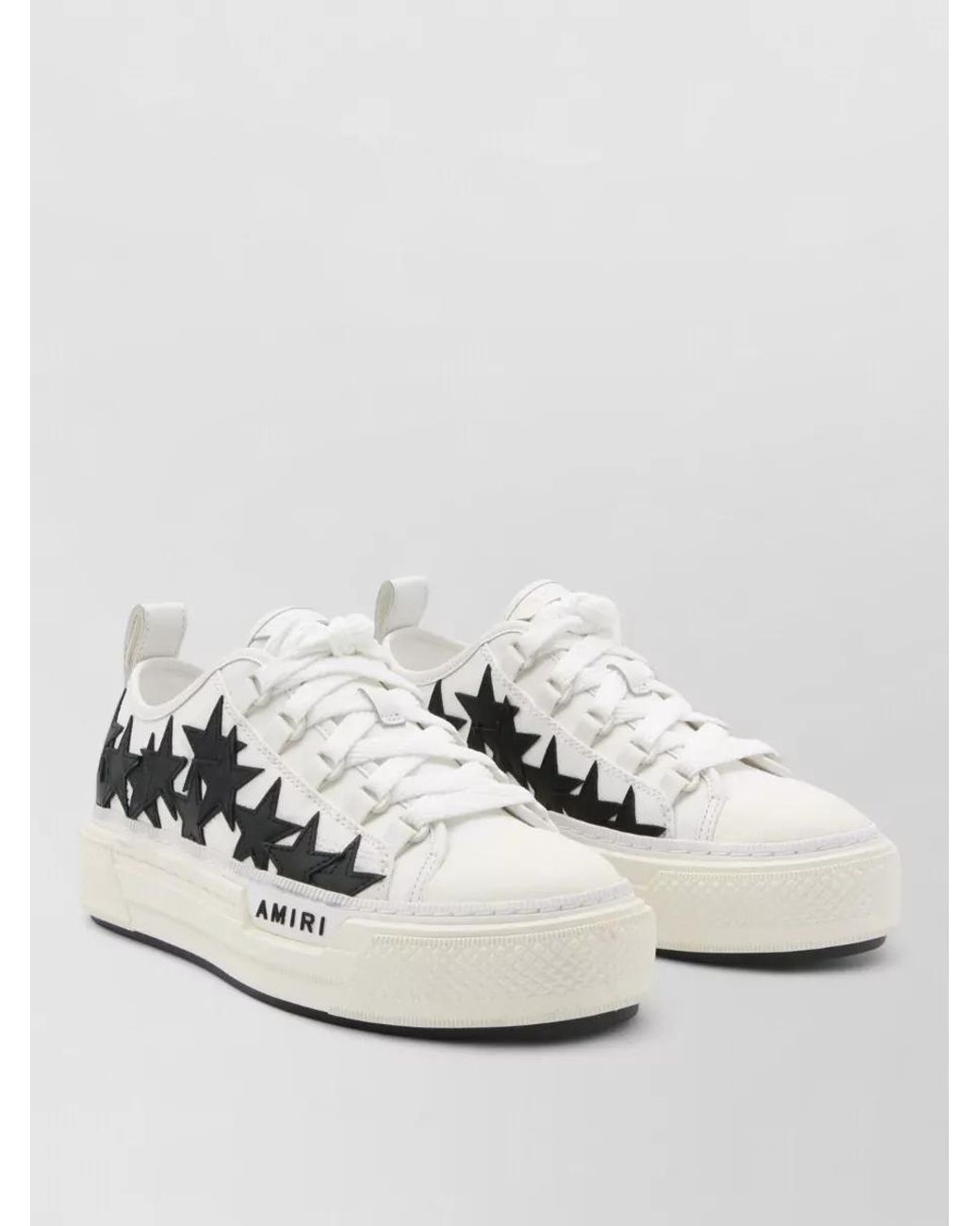 Amiri White And Stars Court Sneakers