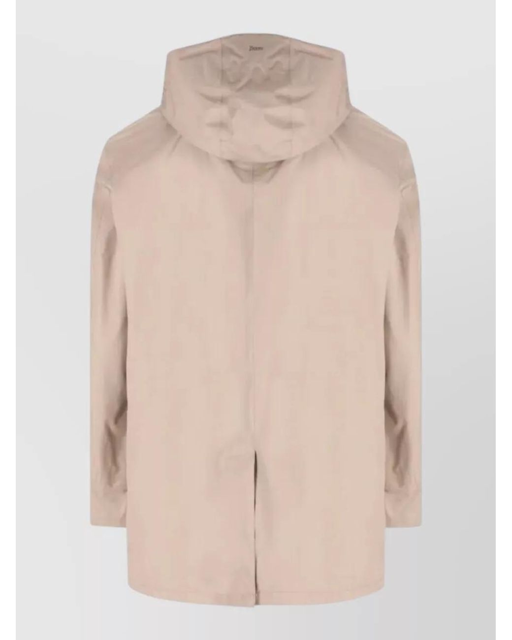 Herno Natural Single Breasted Raincoat for men