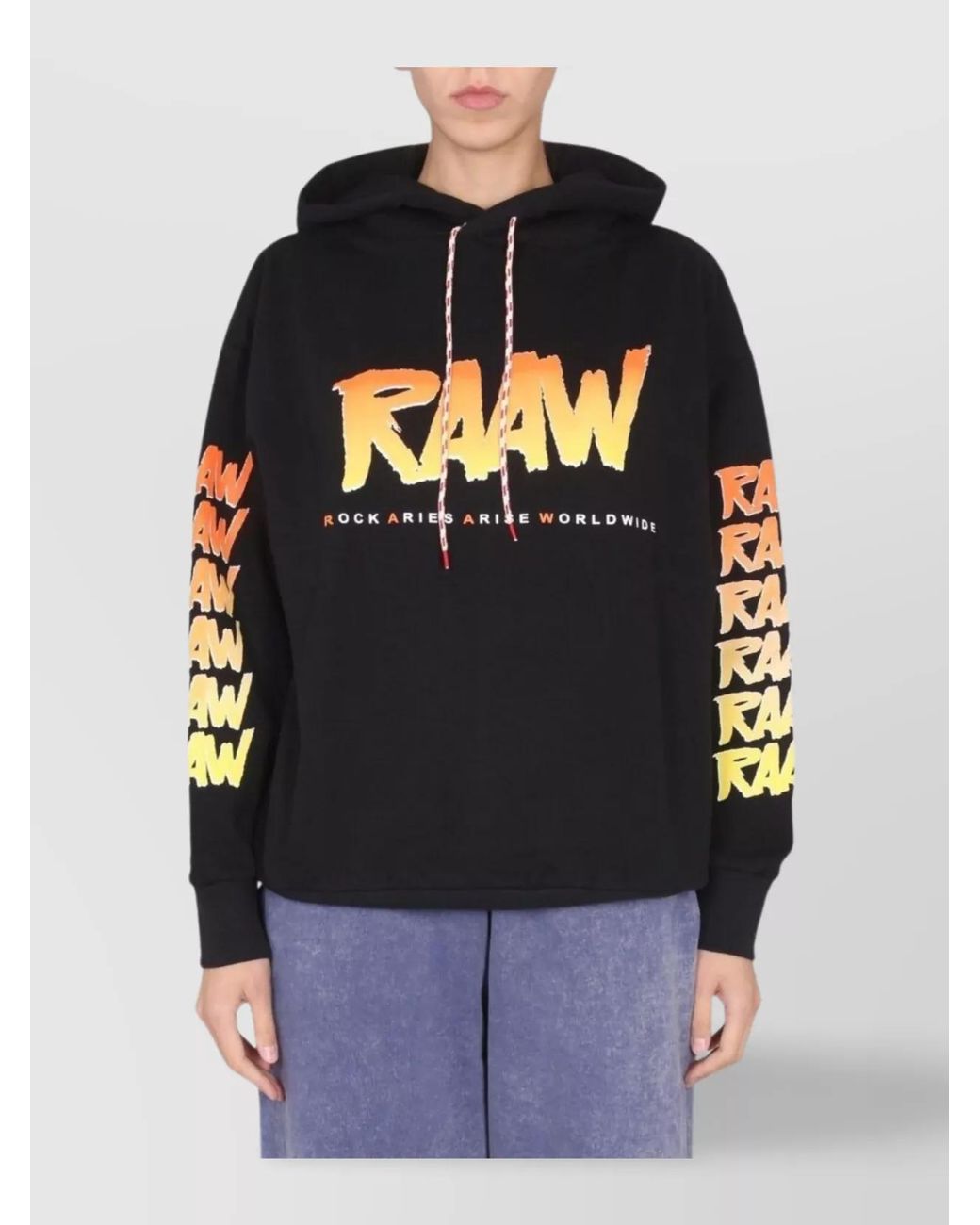 Aries Multicolor Logo Print Sweatshirt