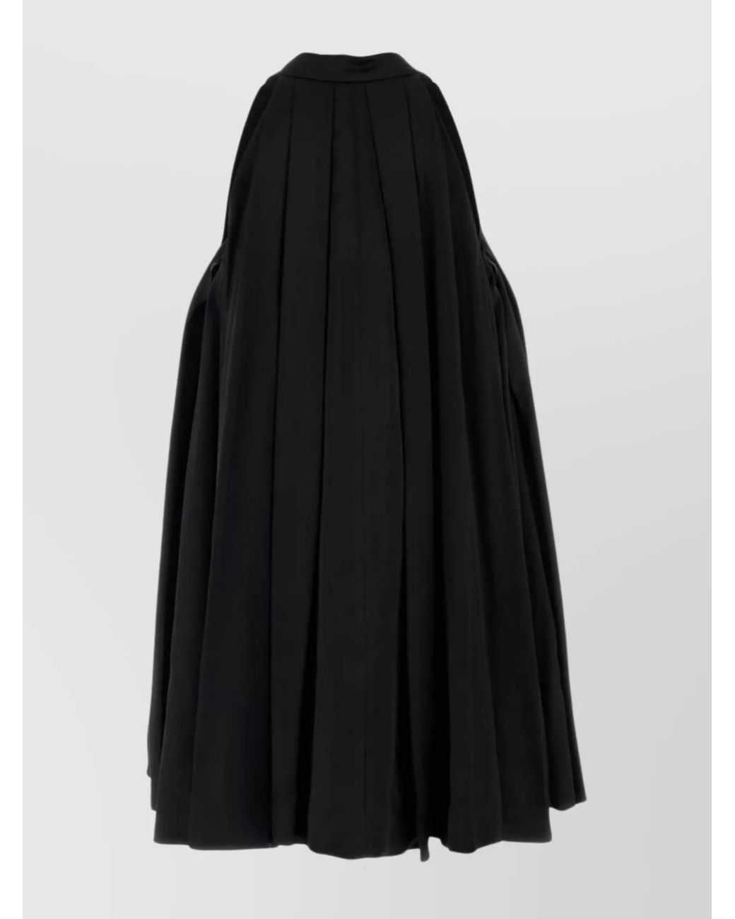 Loewe Black Satin Mini Dress