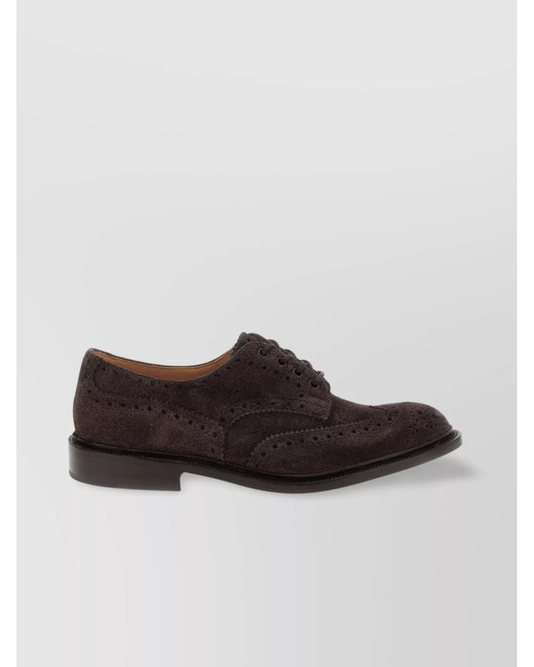 Tricker's Brown Leather Lace-Up Shoes for men