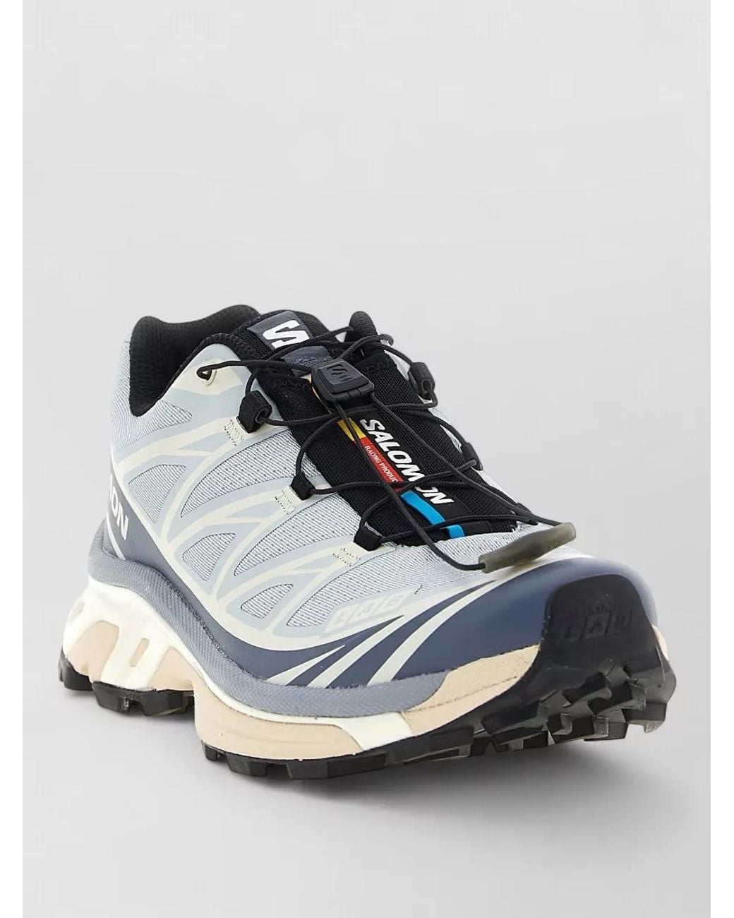 Salomon Blue Technical Mesh Lace-Up Sneakers