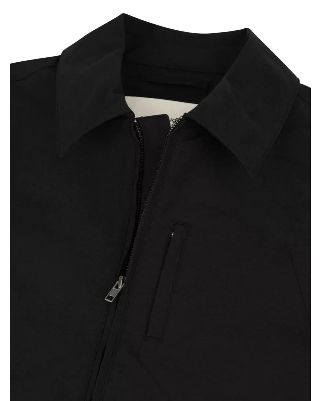 Entire studios Black Single Breasted Coat for men