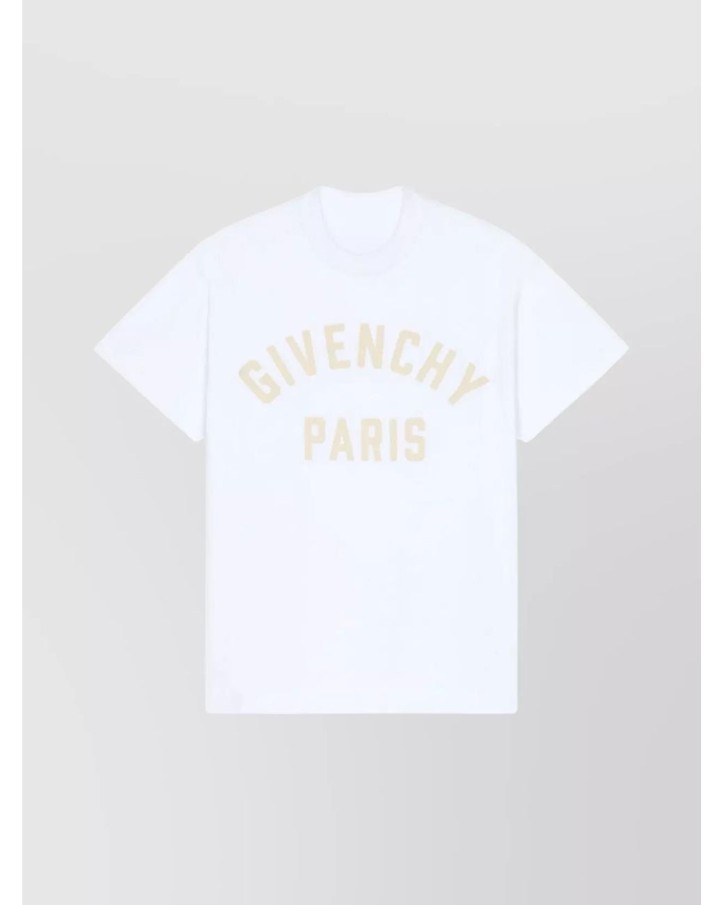 Givenchy White Oversized Cotton T-Shirt