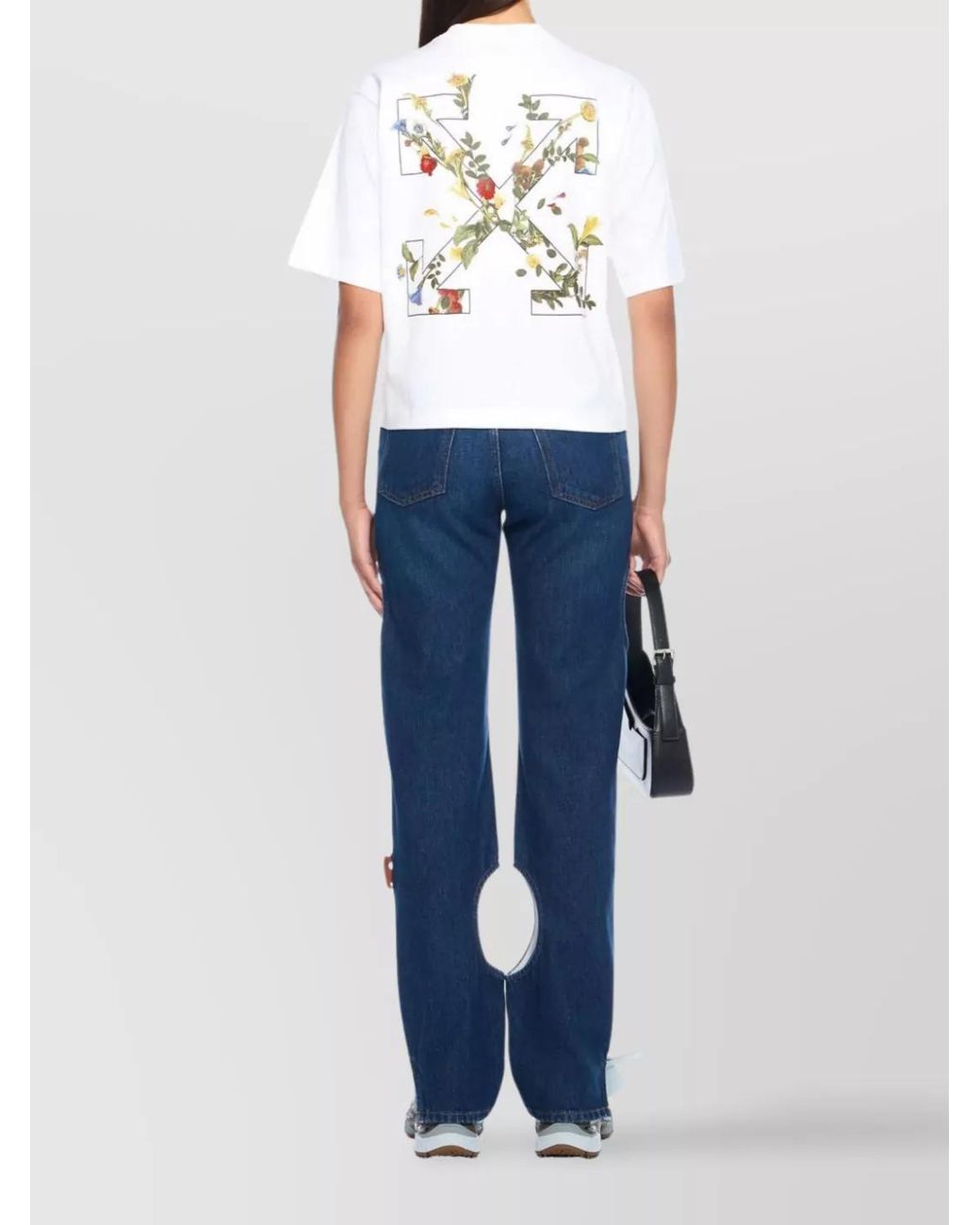 Off-White c/o Virgil Abloh Blue Denim Straight Trousers