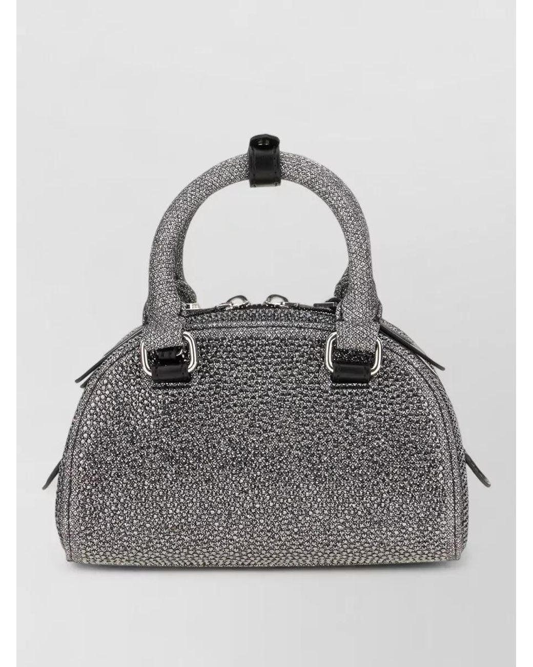 DIESEL Gray 1Dr Mini Crystal-Embellished Shoulder Bag