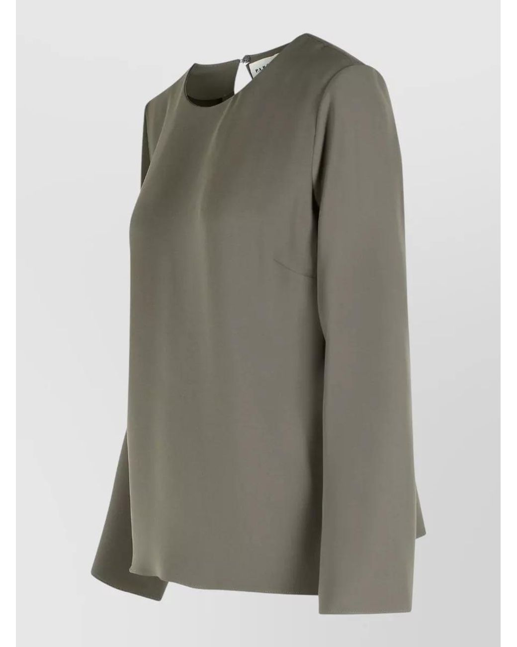 P.A.R.O.S.H. Gray Polyester Blouse