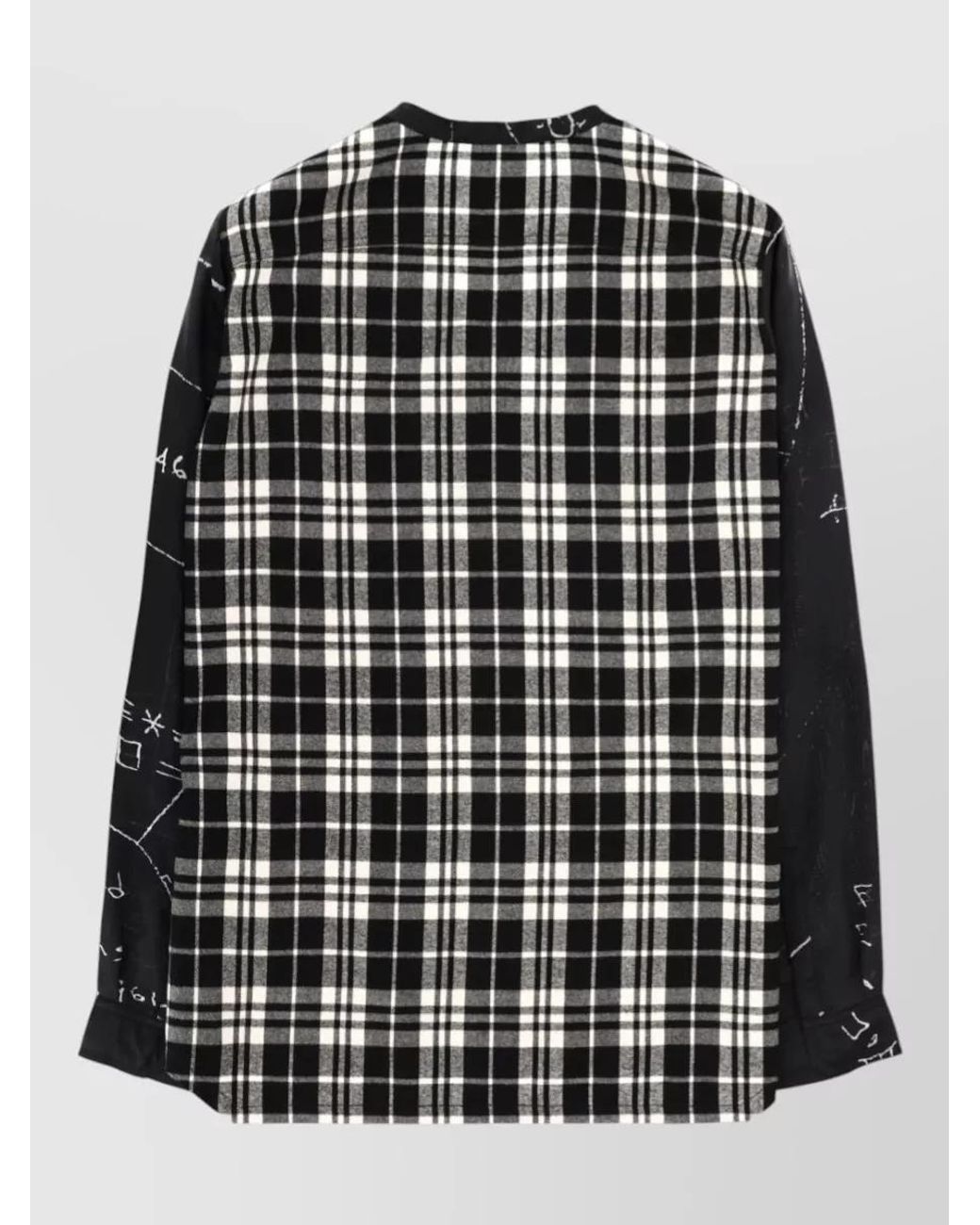 Rick Owens Black Printed Long-Sleeve Shirt for men