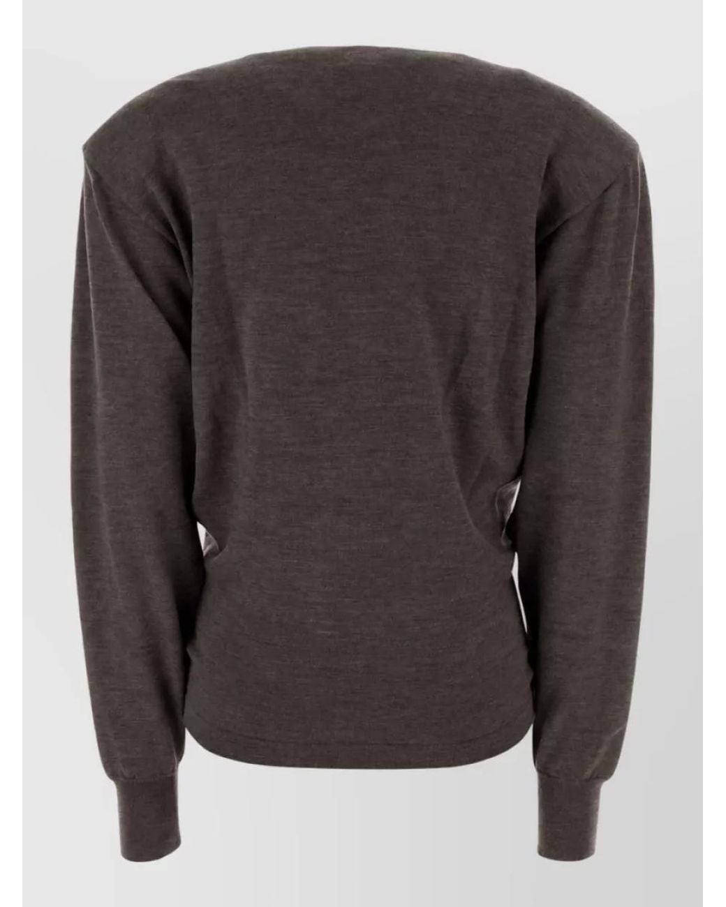 Magda Butrym Gray Wool Jumper