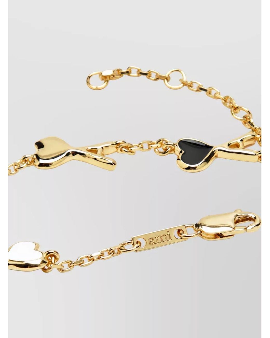 AMI Metallic Hammered Thin Bracelet