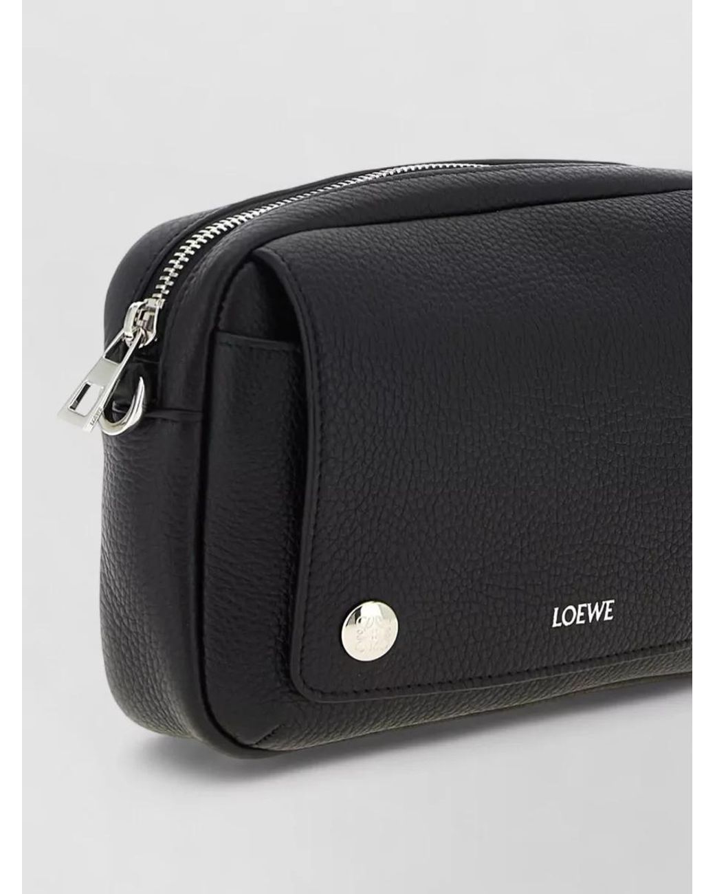 Loewe Black Messenger Small Leather Crossbody Bag