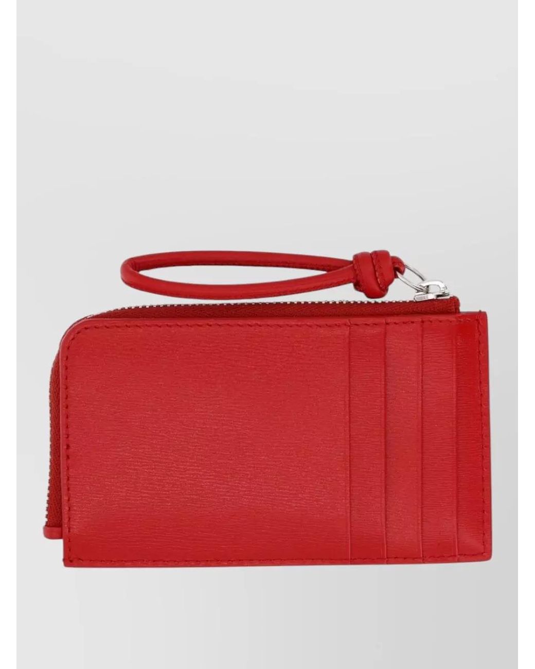 Jil Sander Red Leather Coin Purse