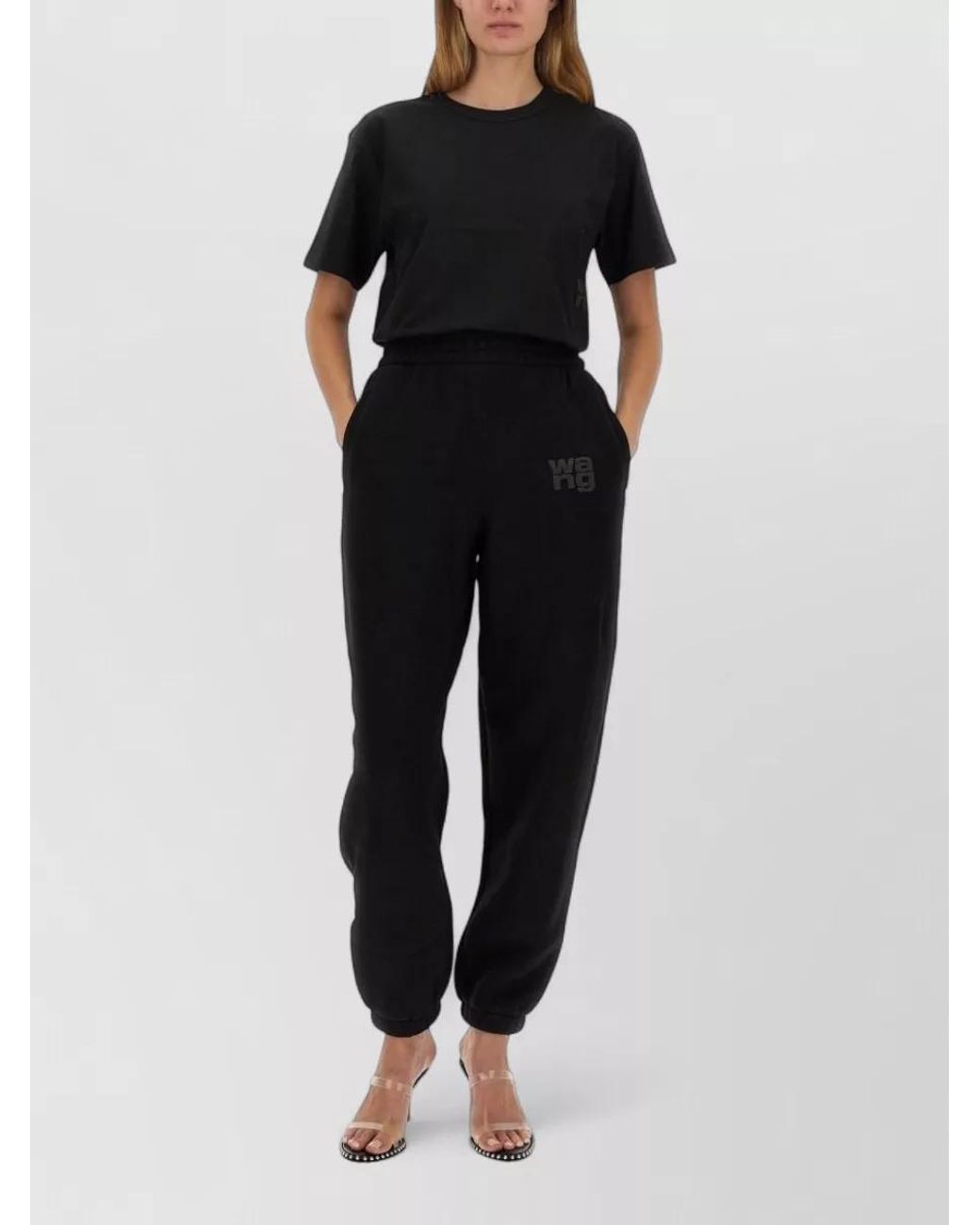 Alexander Wang Black Cotton Regular-Fit T-Shirt
