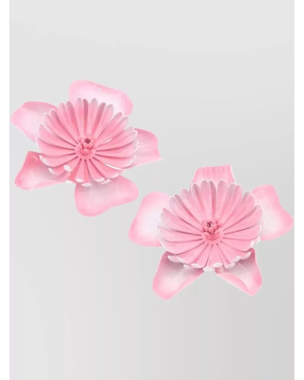 Chloé Pink Brass Drop Earrings