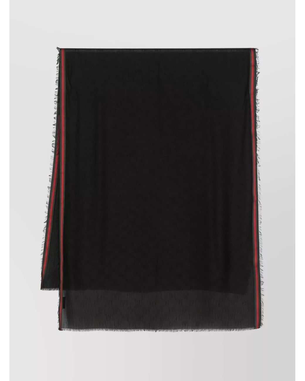 Gucci Black Silk Stole Accessories for men