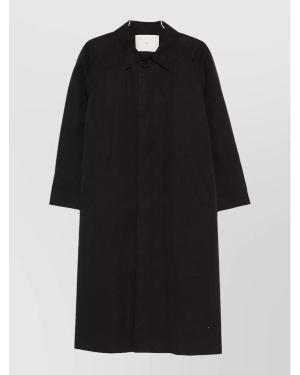 DUNST Black Single-Breasted Coat