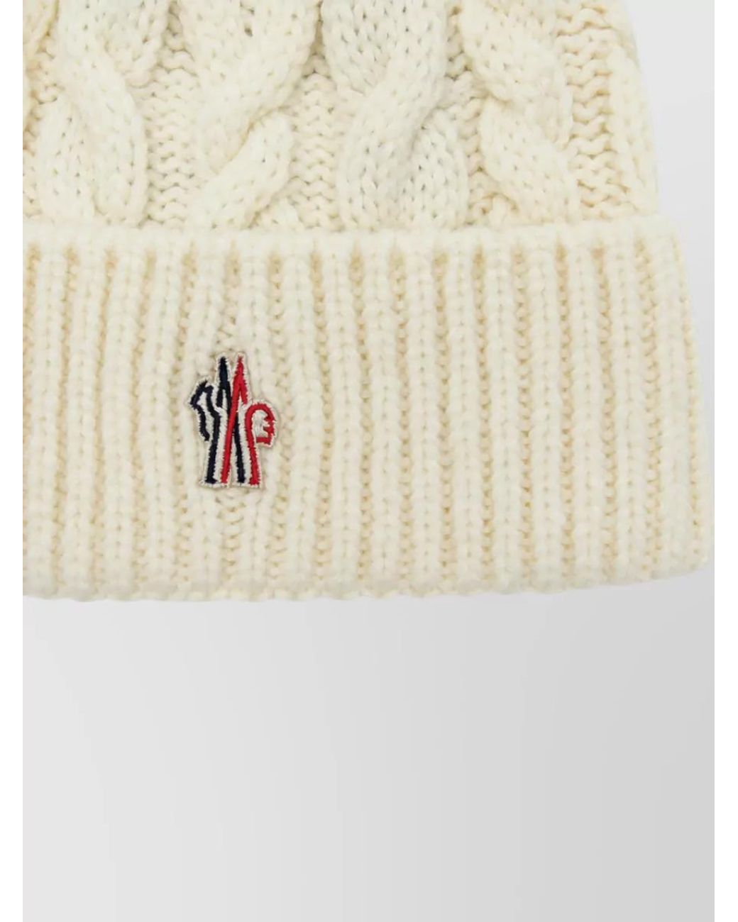 Moncler Natural Wool Beanie