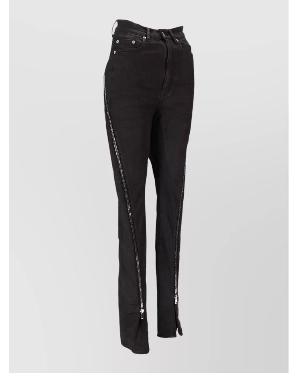 Rick Owens Black Flared Trousers