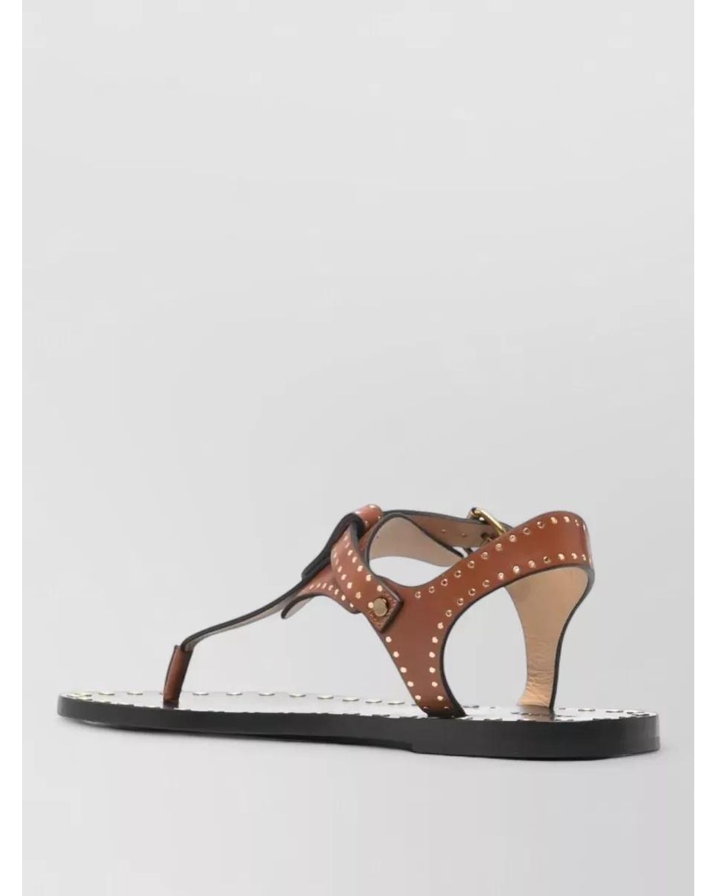 Isabel Marant Multicolor Studded Leather Thong Sandals
