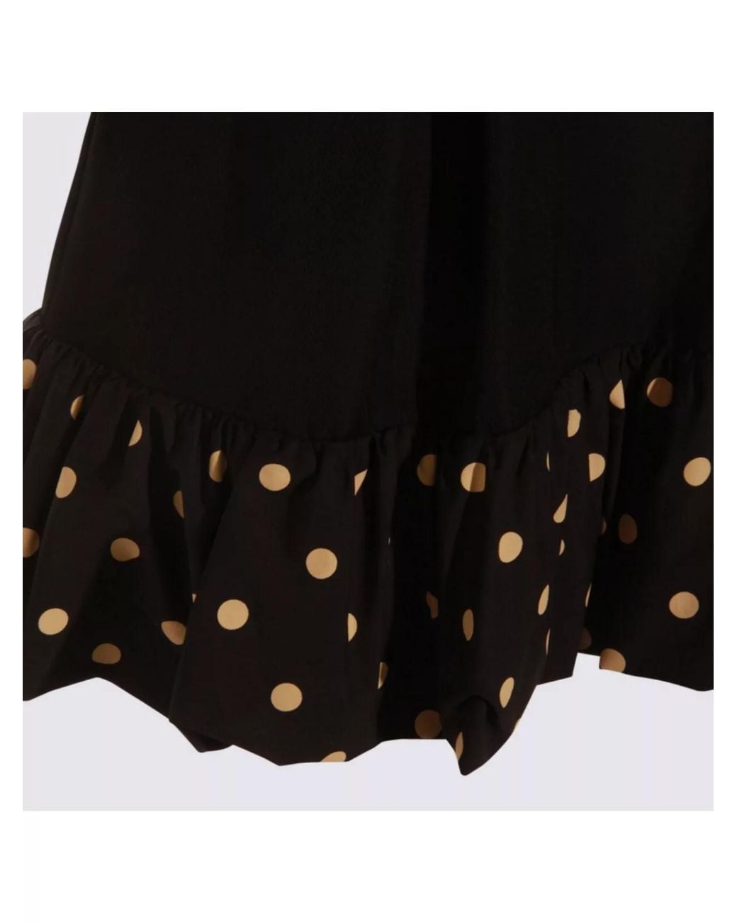 Moschino Black Virgin Wool A-Line Skirt
