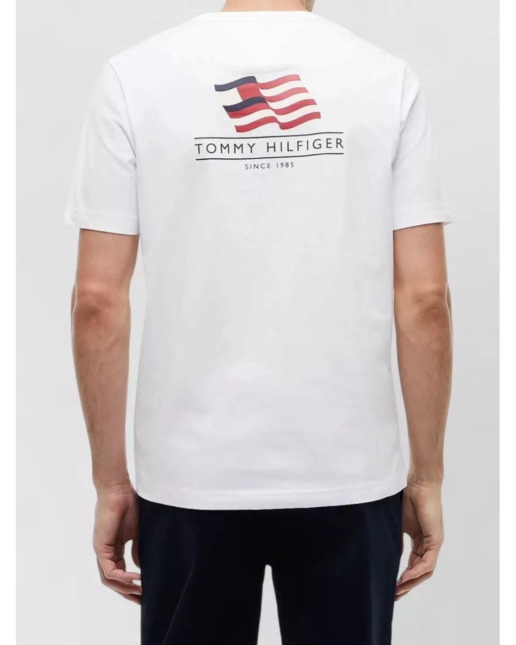 Tommy Hilfiger White Cotton Regular-Fit T-Shirt for men