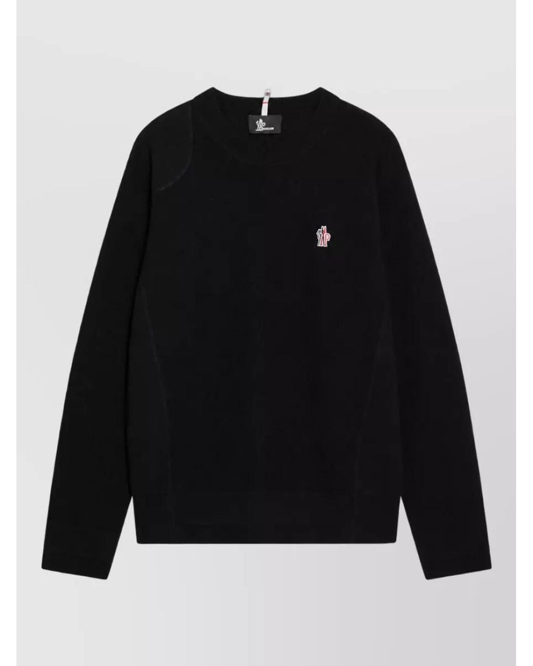 Moncler Black Wool Jumper for men