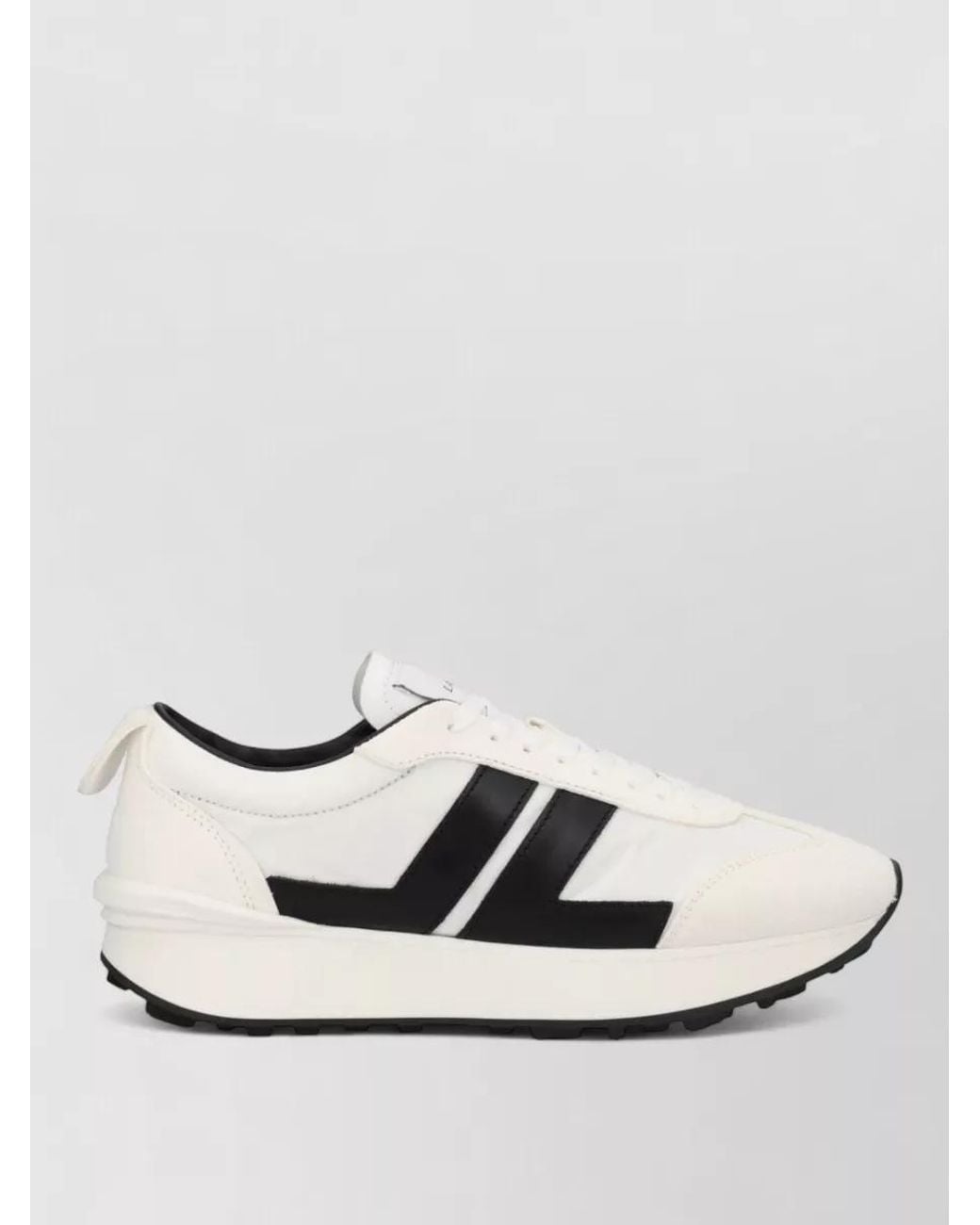 Lanvin Natural Leather Bumpr Low-Top Sneakers