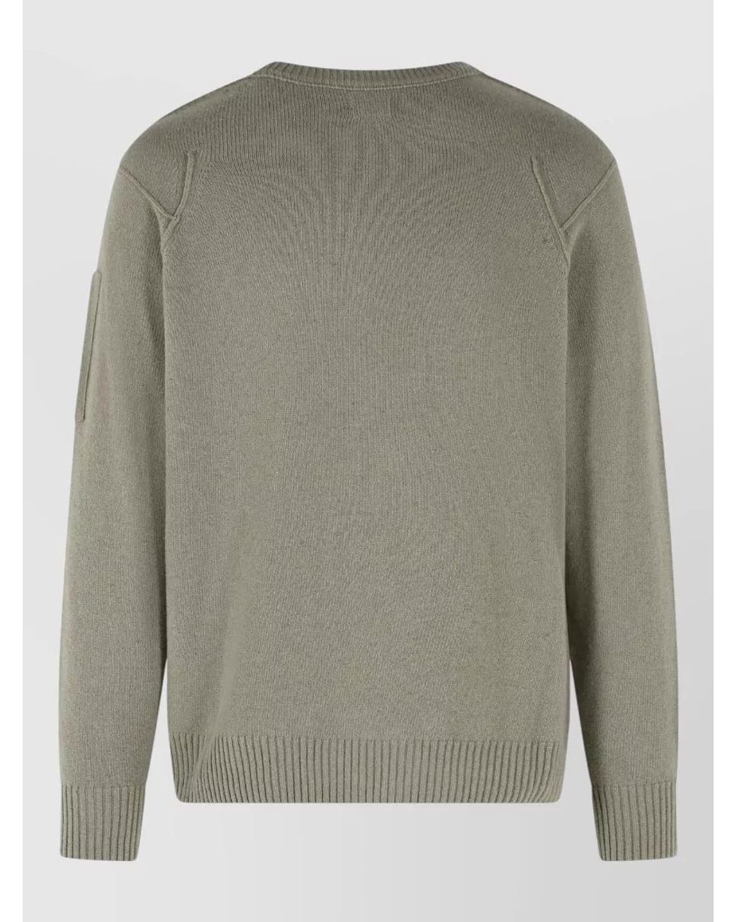 C P Company Gray Wool Sweater for men
