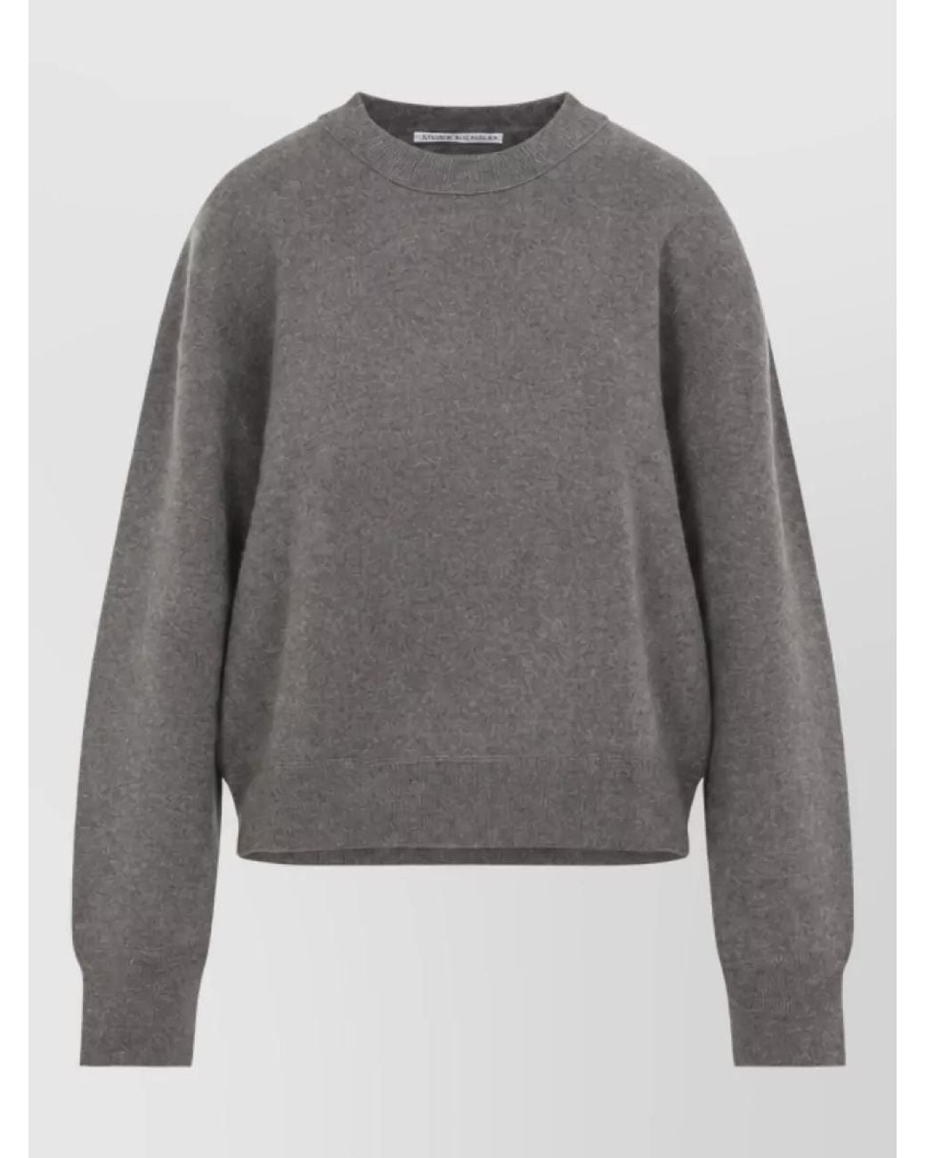 Studio Nicholson Gray Cashmere Wool Crewneck Jumper