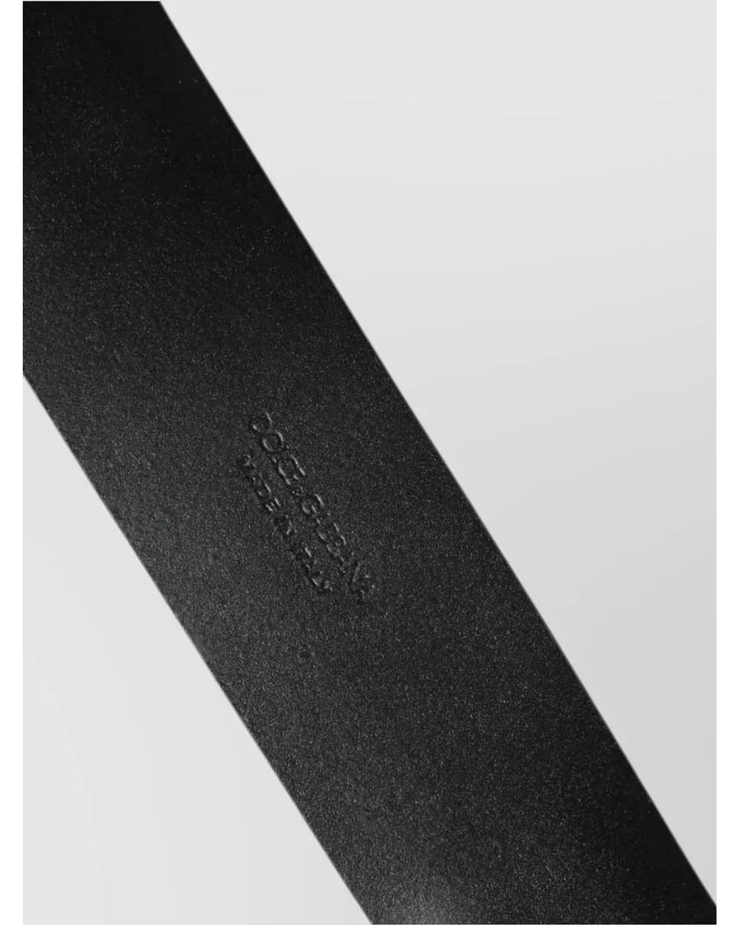 Dolce & Gabbana White Leather Belt for men