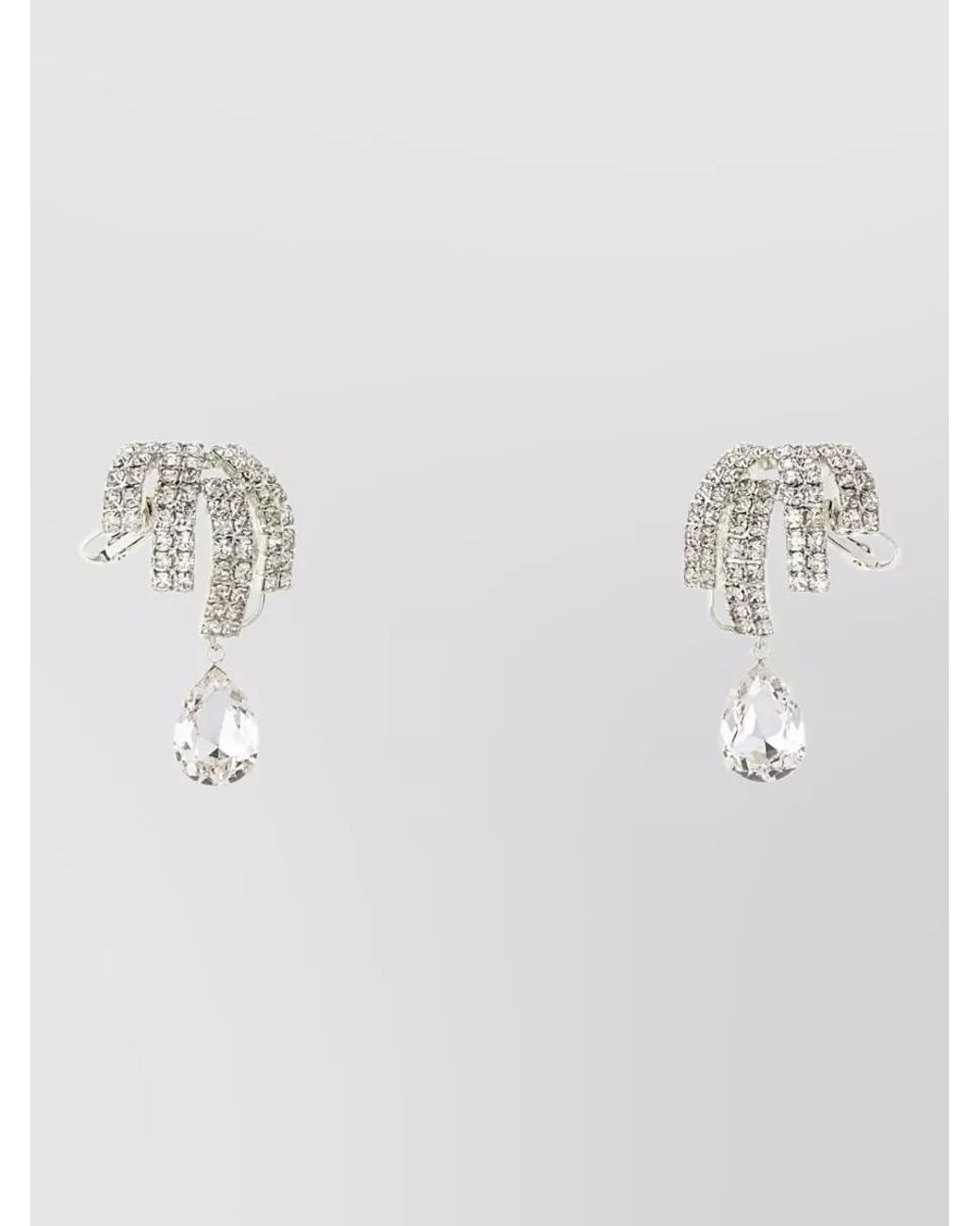Magda Butrym Metallic Rhodium Earrings