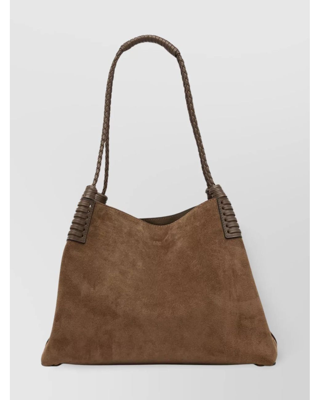 Etro Brown Medium Suede Leather Shoulder Bag