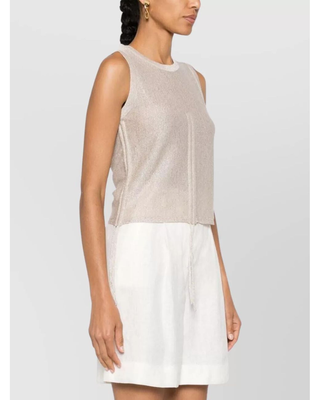 ERMANNO FIRENZE White Tank Top