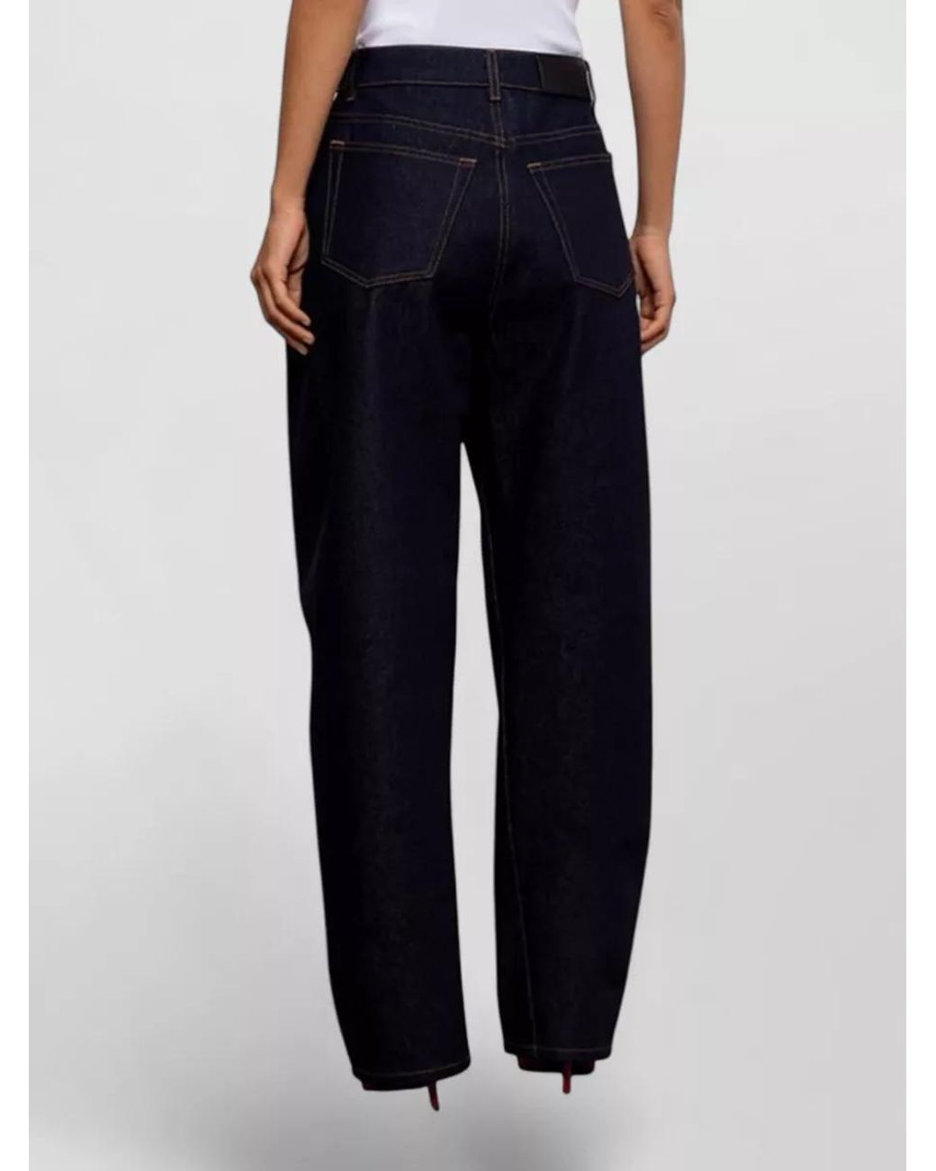 Givenchy Blue Denim Straight-Leg Trousers