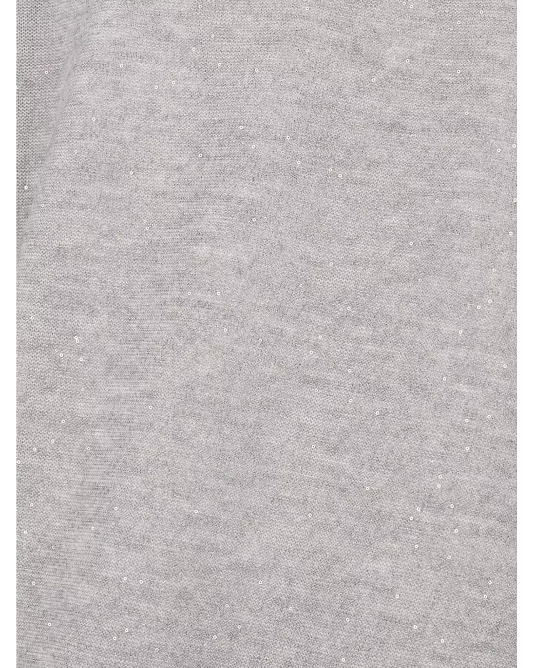 Fabiana Filippi Gray Wool Sweatshirt