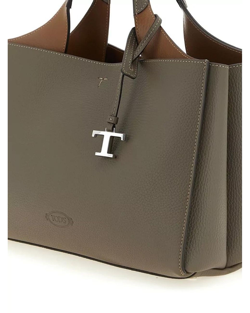 Tod's Brown Bucket Small Leather Tote Bag
