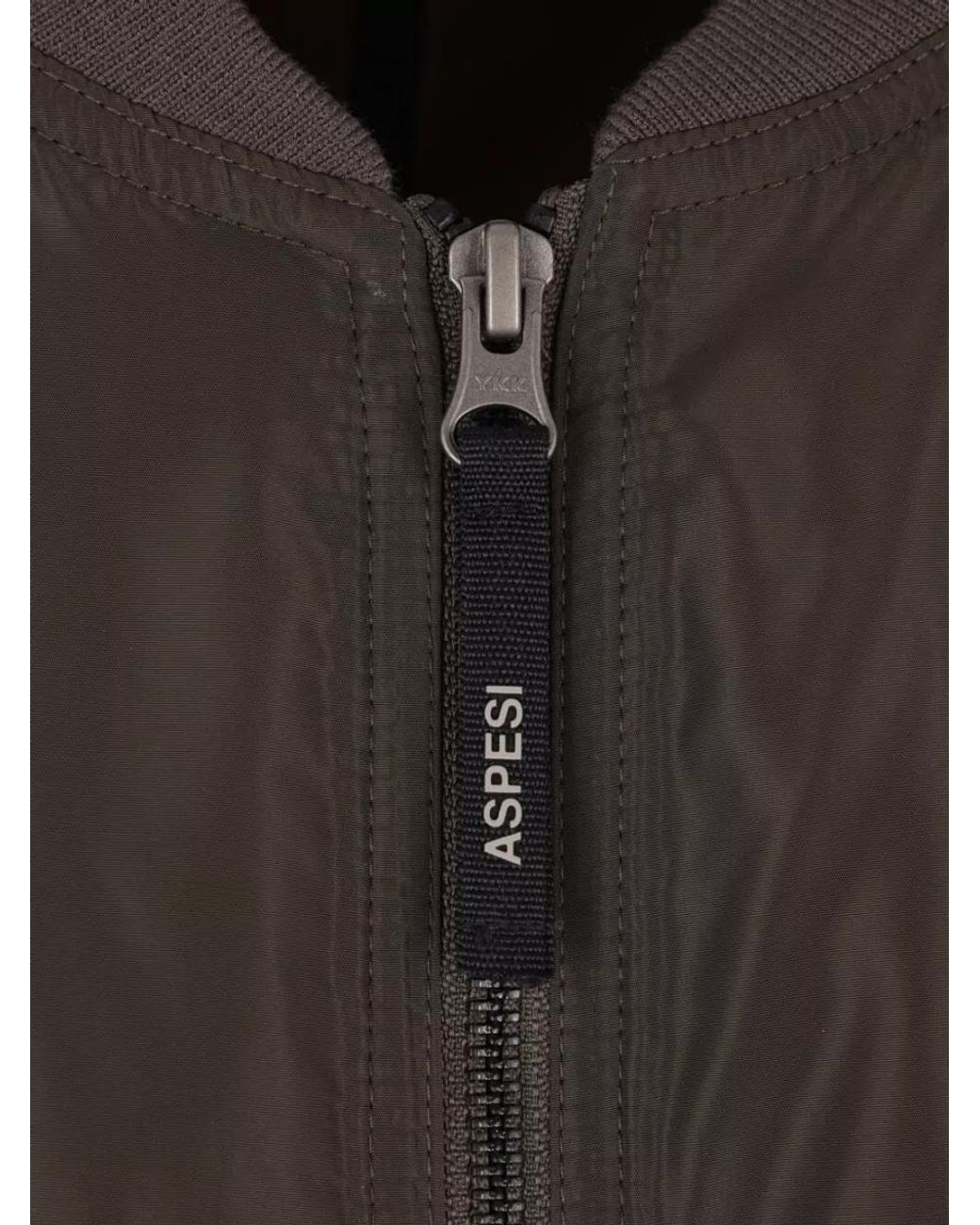 Aspesi Gray Bomber Jacket
