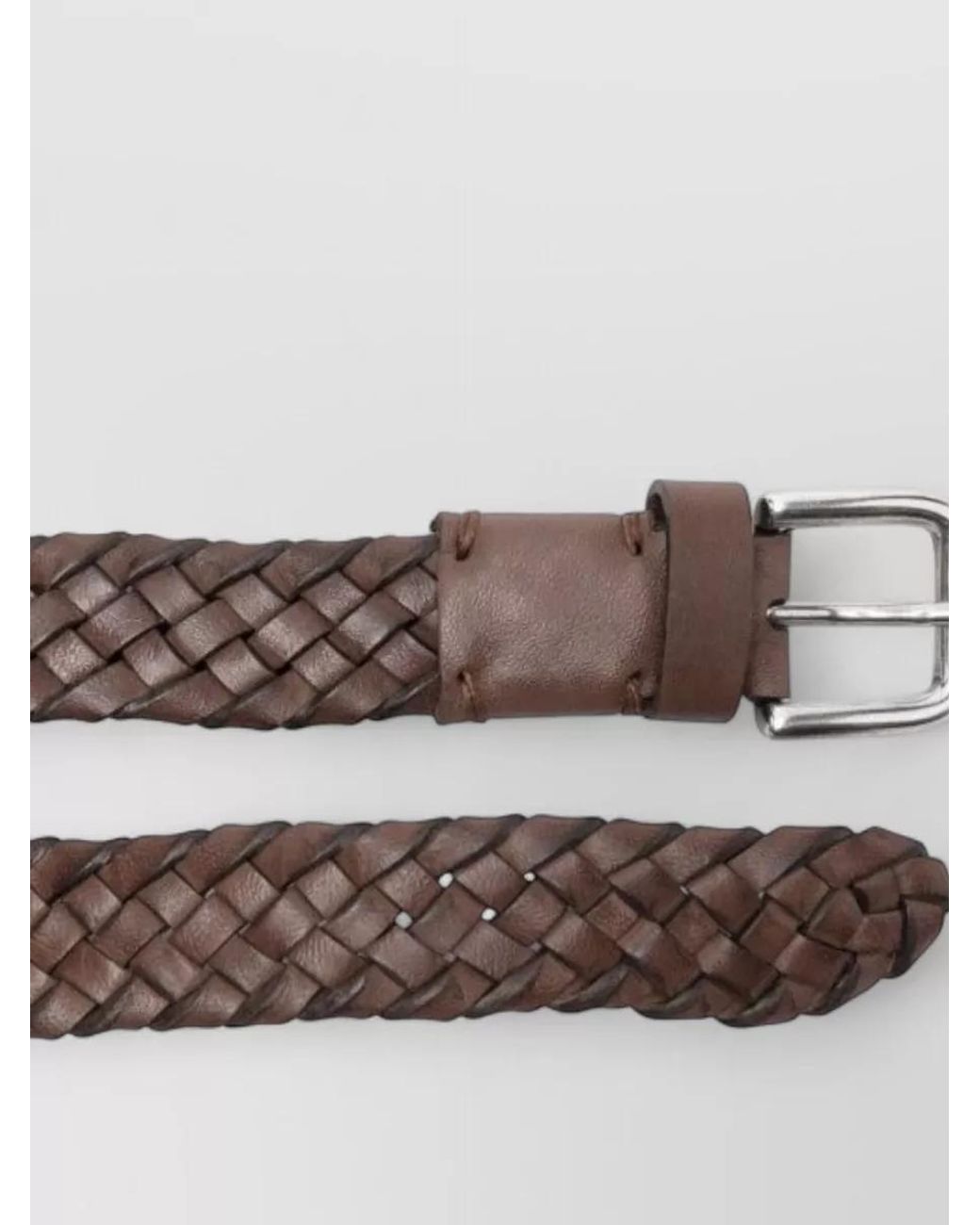 P.A.R.O.S.H. Brown Leather Belt