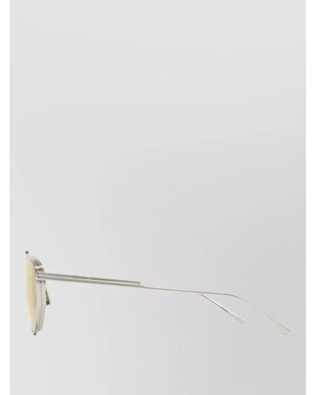 Bottega Veneta Natural Metal Cat-Eye Sunglasses