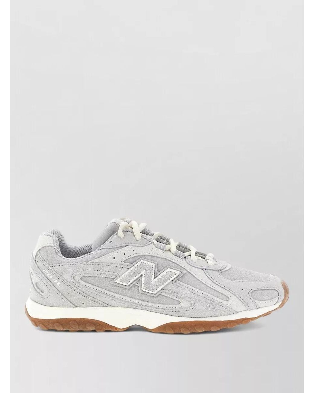 New Balance White Low-Top Sneakers
